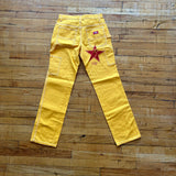 yellow star pants